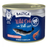 BALTICA Excellent Wild cod with krill Light - &scaron;lapias kačių maistas - 185g