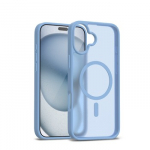 Case MagSafe iPhone 17 Blue Hybrid Matte Magne