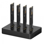 Stotis / Replikatorius 4x M.2 NVME SSD, iki 10Gbps/SSD