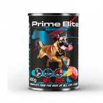 PRIME BITE Monoprotein Beef with carrots - drėgnas ėdalas &scaron;unims - 400g