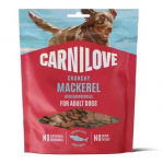 CARNILOVE Crunchy Mackerel with raspberries - skanėstas &scaron;uniui - 200g