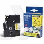 Brother | TZe-FX611 Flexible ID Laminated Tape | Black on Yellow | TZe | 8 m | 6 cm