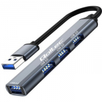 QOLTEC 53791 Hub Adapter USB 3.0 4in1 4x USB 3.0