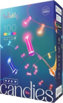 Twinkly Candies 100 Candle-shaped RGB LEDs, USB-C|Green Wire