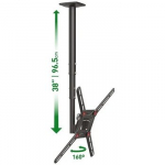 BARKAN 3500B.B 29 and quot;-65 and quot; LED TV, 3 lankstų, lubinis, juodas and nbsp;