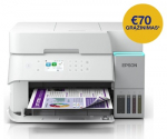Epson EcoTank L6376 Baltas A4 daugiafunkcis spausdintuvas su &bdquo;Wi-Fi&ldquo;, ADT, dvipusio spausdinimo, skenavimo, kopijavimo funkcijomis ir &bdquo;AirPrint&ldquo; ra&scaron;alo talpykla, kurios ra&scaron;alo pakaks iki 3 metų