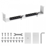 Kompakti&scaron;kas Maclean kabelio tvarkyklė po stalu, maks. apkrova 5 kg, balta, MC-107 W