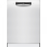 Bosch Dishwasher | SMU4HMW02S | Built-in | Width 60 cm | Number of place settings 14 | Number of programs 6 | Energy efficiency class D | Display | AquaStop function | White