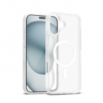 Case MagSafe iPhone 17 White Hybrid Matte Magn