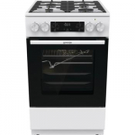 Gorenje, 70 L, plotis 50 cm, balta - Dujinė viryklė su elektrine orkaite
