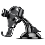 Telefono Laikiklis - Baseus SUYL-XP01 Osculum Gravity Car Mount 63&ndash;88 mm Juodas