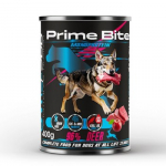 PRIME BITE Monoprotein Deer with an apple - drėgnas ėdalas &scaron;unims - 400g