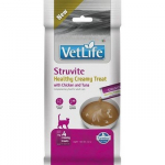 FARMINA Vet Life Cat Struvite Creamy treat with Chicken and Tuna box &ndash; skanėstas katei &ndash; 4x15g