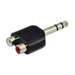 SSQ HA7 - Adapteris, 2 x RCA jungtis - 6,3 mm stereofoninis lizdas