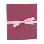 Albumas GOLDBUCH 68508 Leporello Bella Vista fuchsia 16x19 cm fuksia spalva | kampučiai/lipdukai | max 13x18 10 | juodi lapai [V]