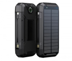 PowerNeed S20000Q mobiliojo įrenginio kroviklis Universalus Juoda Lightning, Saulinis, USB Belaidis įkrovimas Spartusis įkrovimas Lauke