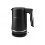 Philips Double Walled Kettle | HD9395/90 | Electric | 2200 W | 1.7 L | Stainless steel/Plastic | 360&deg; rotational base | Black