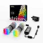 &bdquo;Twinkly Strings&ldquo; i&scaron;maniosios ap&scaron;vietimo virvelės (įvairiaspalvės ir baltos spalvos)