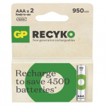 Batteries R03/AAA NI-MH 950mAh blister 2pcs.