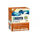 BOZITA Purely Pat&eacute; Duoprotein Beef and salmon - drėgnas ėdalas &scaron;unims - 370g