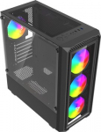 Savio Noctis Glass RGB Kubas Juoda