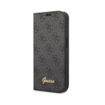 GUESS | Book Case | Apple | iPhone 14 Pro Max | Rubber/Silicone | Black