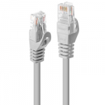 Tinklo Kabelis - LINDY Cat.6 U/UTP Tinklo Kabelis, RJ45, M/M, 250MHz, CCA, 0.3 m, Pilkas