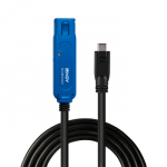 USB Prailginimo Laidas - LINDY USB 3.2 C/A Prailginimo Laidas 5Gbps 8m, Juodas