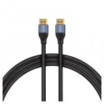Savio CL-210 &bdquo;DisplayPort&ldquo; kabelis 2 m Juoda