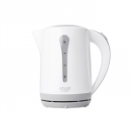Kettle | Adler | AD 1244 | Standard kettle | 2000 W | 2.5 L | Plastic | 360&deg; rotational base | White