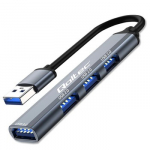 QOLTEC 53793 Hub Adapter USB 3.0 4in1 USB 3.0 3x USB 2.0
