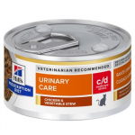 HILL'S PD Feline c/d Urinary Stress Stews - &scaron;lapias kačių maistas - 82 g