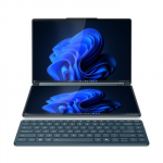 Lenovo Yoga Book 9 14IAH10 | Tidal Teal | 2x14 " | OLED | Touchscreen | 2.8K WQXGA+ | 2880 x 1800 pixels | Glossy | Intel Core Ultra 7 | 255H | 32 GB | Soldered LPDDR5x | Solid-state drive capacity 1000 GB | Intel Arc Graphics | Windows 11 Pro | 802. ...