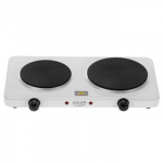 Adler Hot Plate | AD 6520 | Number of burners/cooking zones 2 | White | Electric