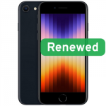 Apple Renewed Grade B | Apple iPhone SE (2022) | Midnight | 4.7 " | Retina IPS | 64 GB | 5G | iOS