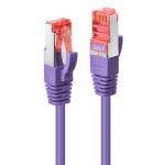 Tinklo Kabelis - LINDY Cat.6 S/FTP Tinklo Kabelis, RJ45, M/M, 250MHz, 27AWG, 1.5 m, Purpurinis