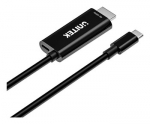 UNITEK V1439ABK01 USB ekrano adapteris 3840 x 2160 pikseliai Juoda