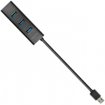 I/O HUB USB3.0 4PORT CHARGING/0.3M HUE-S2B AXAGON