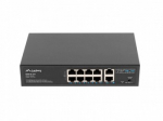 LANBERG switch PoE 19inch 10-port 100MB 8 ports PoE 30W/port max 120w RSFE-8P-2GE unmanaged