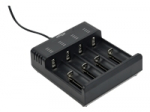ENERGENIE BC-USB-02 Ni-MH + Li-ion Fast Battery Charger black
