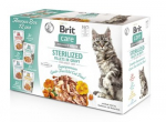 Brit Care Cat Sterilized Flavour Box Pouch - &scaron;lapias kačių maistas - 12x85 g