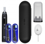 Oral-B iO Series 6 Suaugusiems Besisukantis dantų &scaron;epetėlis Juoda