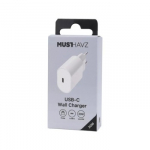 USB-C Charger 20W Easy to Go by Musthavz White