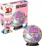 Puzzle 3D Ball 72 pieces Hello Kitty
