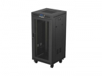 LANBERG Rack Cabinet 19inch Free-Standing 24U/600X600 FLAT PACK With Mesh Door LCD black V2