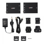 AV I&scaron;plėtiklis - LINDY 100m Cat.6 HDMI and USB KVM I&scaron;plėtiklis, 1920x1080, Juodas