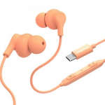 In-ear headphones Curly usb-c orange