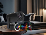 Ne&scaron;iojamas projektorius BLOW AndroidTV HD Cinema SOUND + JUODAS dėklas