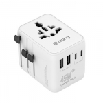 World Travel Adapter GaN 45W UK/EU/US/AU
