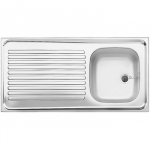 LAY-ON SINK R-ES 10X5 1/2" Natural m.UEL